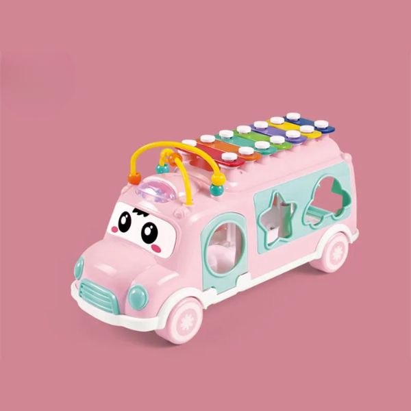 Juguete Bus Didáctico He8036 Rosa Úpale