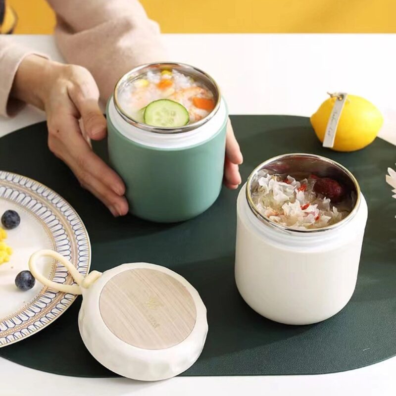 Taza Térmica XH003 Litan Verde 400ml Úpale - Imagen 2