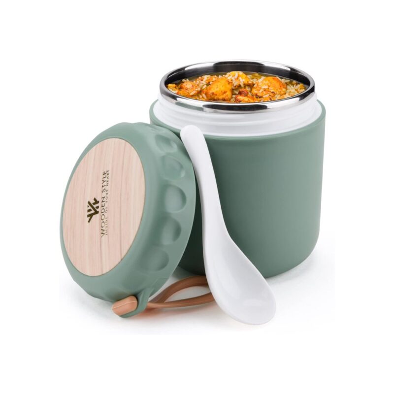 Taza Térmica XH003 Litan Verde 400ml Úpale - Imagen 5