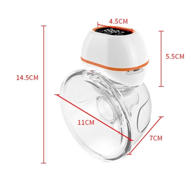 Extractor Inalámbrico Zrx-0201 Cmbear + Vasos Recolectores De Leche Materna x 6 - Imagen 3