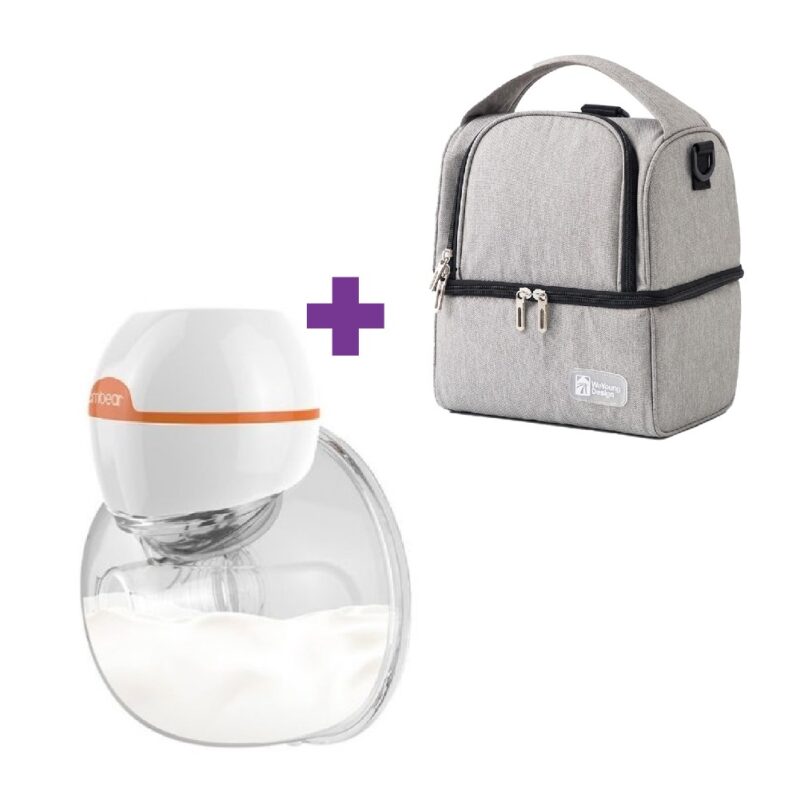 Extractor Inalámbrico Zrx-0201 Cmbear + Bolso Térmico  Gris + 2 Pilas De Hielo Úpale