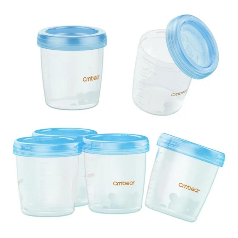 Extractor de leche Materna Inalámbrico Eléctrico S10 Celeste + Vasos Recolectores x 6 - Imagen 5
