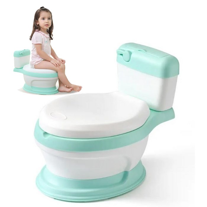 Inodoro para bebés Verde Blanco Zbq0010 Úpale