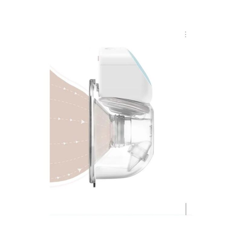 Extractor de leche Materna Inalámbrico Eléctrico S10 Celeste + Vasos Recolectores x 6 - Imagen 3