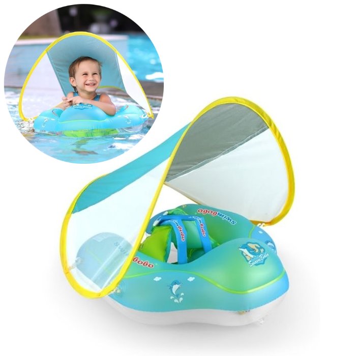 Flotador para bebés Plástico Con Techo Talla L Verde 1027 Úpale