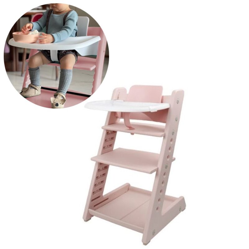 Silla de comer para Bebés Crece Ha-027 Rosa Úpale