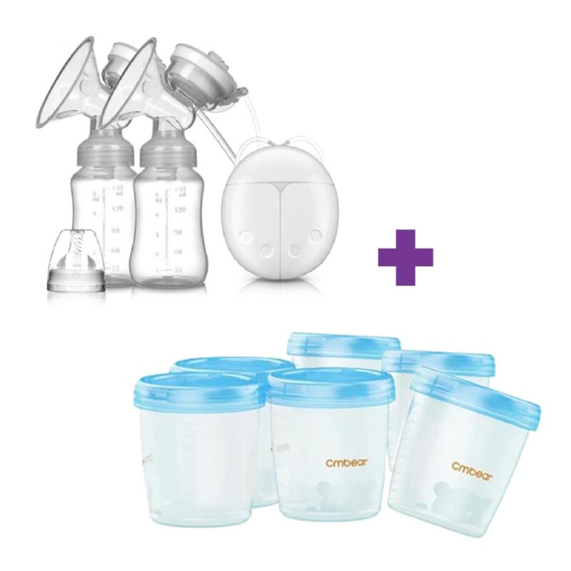 Extractor doble Eléctrico Intelligent D112 + Vasos Recolectores  x 6