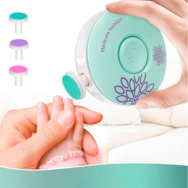 Lima De Uñas Electrica para bebés Celeste Úpale