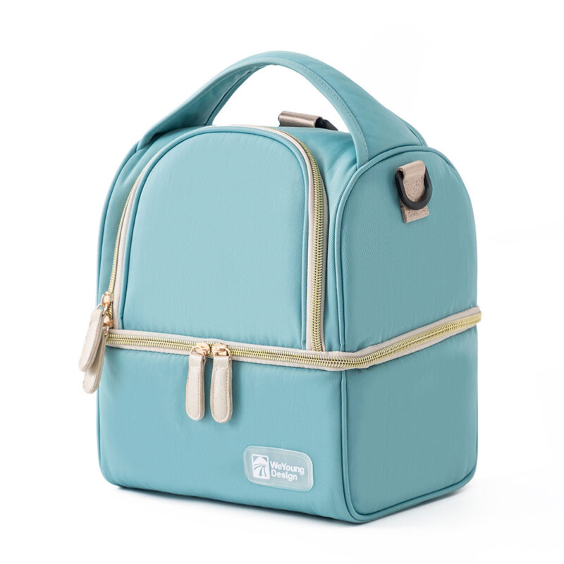 Bolso Térmico para Leche Materna Turquesa/Dorado + 2 Pilas De Hielo Úpale - Imagen 7
