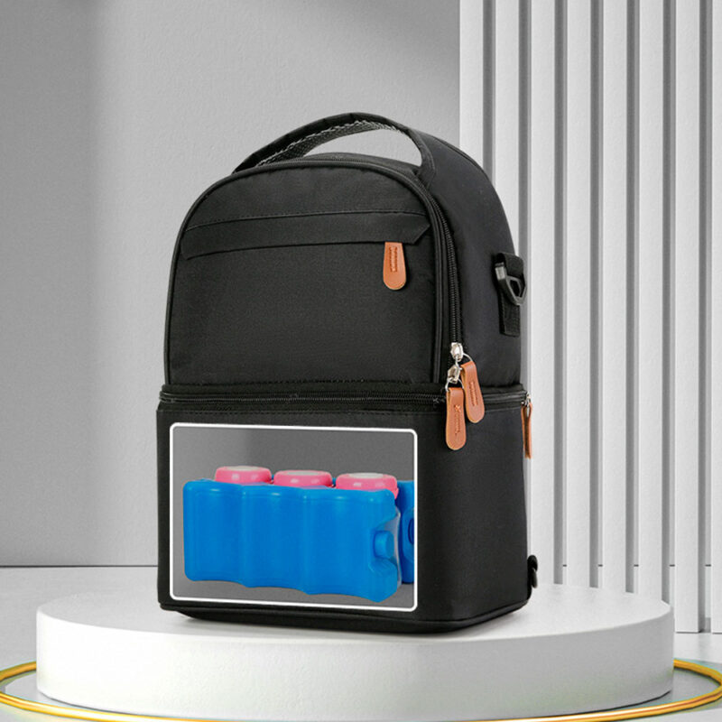 Combo Extractor  Inalámbrico Horigen Blanco + Bolso Térmico  Negro/ Cierre Cafe + 2 Pilas De Hielo - Imagen 5