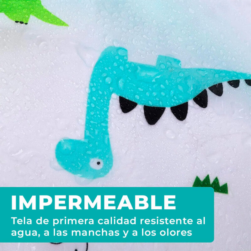 Babero Mangas Largas Impermeable Dinosaurio 0 a 2 años Úpale - Imagen 4