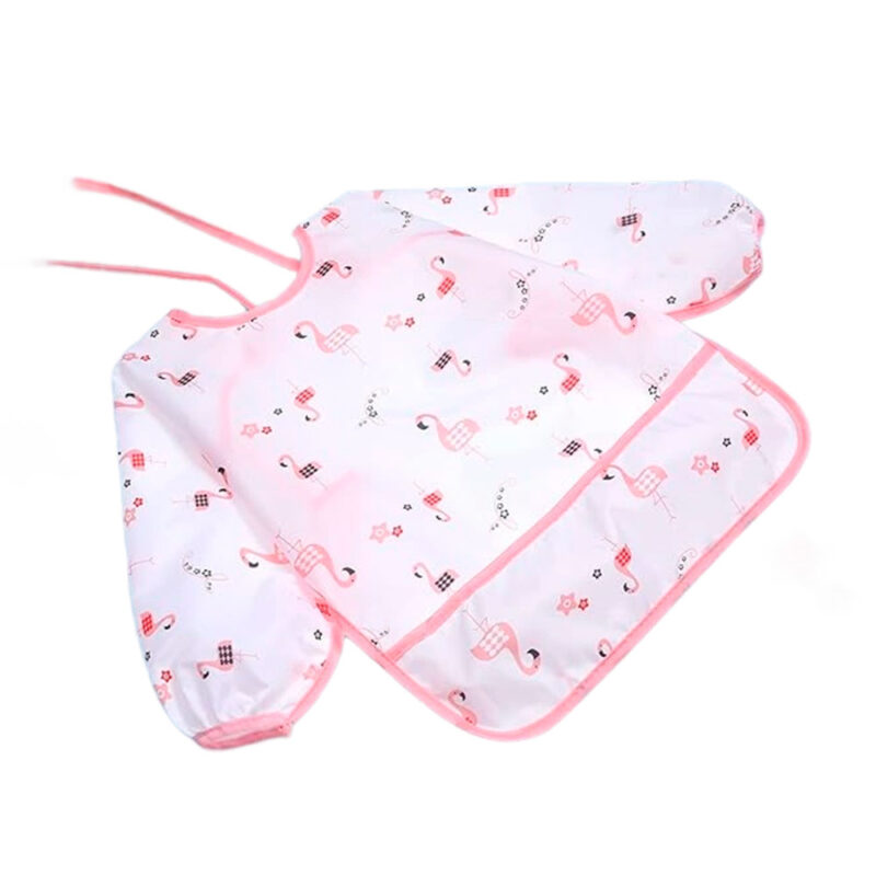 Babero Mangas Largas Impermeable Flamingo 0 a 2 años Úpale - Imagen 4