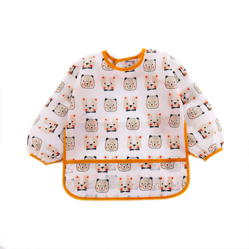 Babero Mangas Largas Impermeable Oso 0 a 2 años Úpale