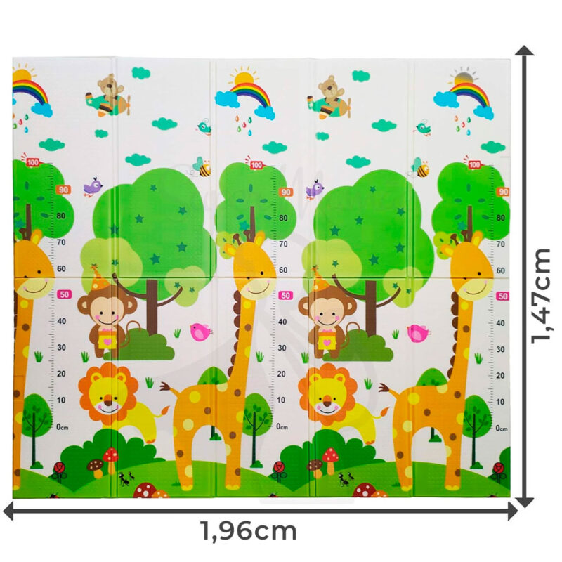 Alfombra de Gateo para Bebés Pista Tren / Selva Úpale - Imagen 2