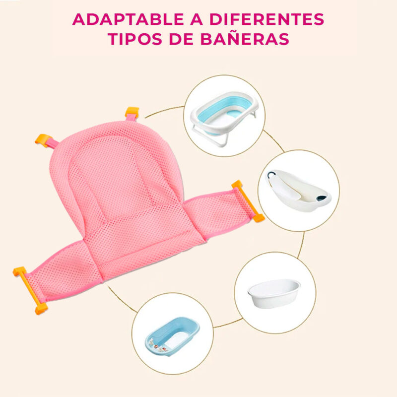 Malla De Baño Delgada Rosada Úpale - Imagen 4