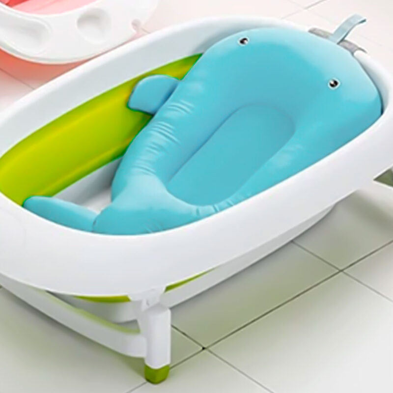 Malla De Baño Ballena Acolchonada Celeste Úpale - Imagen 3