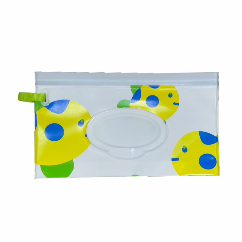 Estuche Porta Pañito Úpale Blanco Peces - Imagen 4