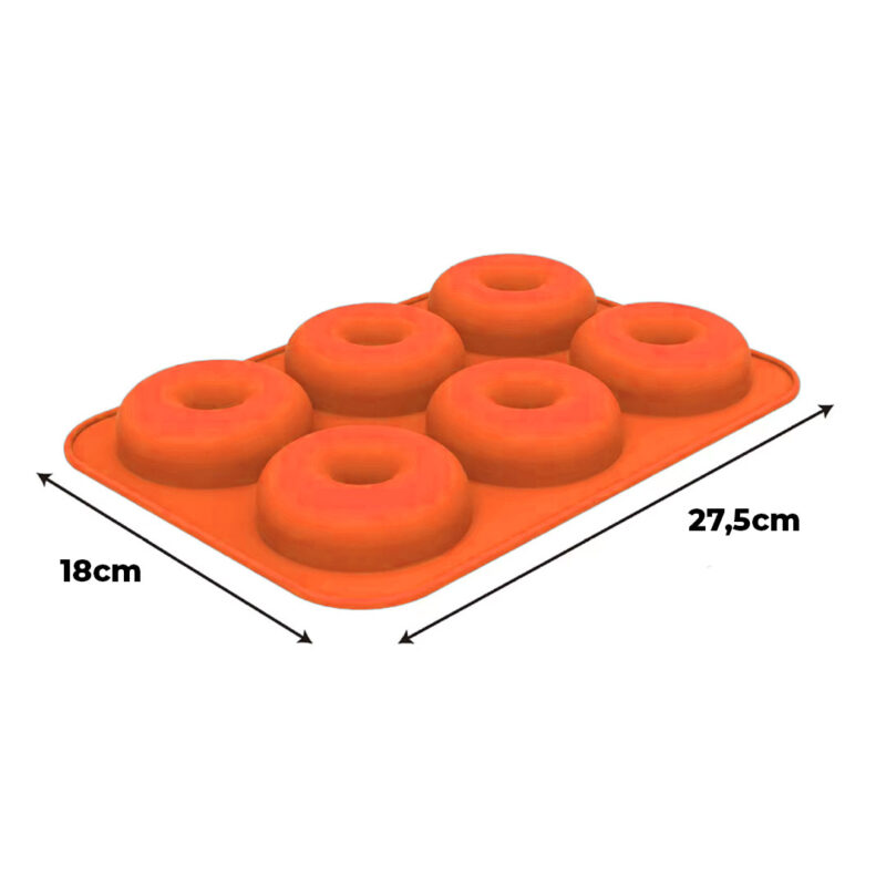 Molde De Silicona Dona Naranja Úpale - Imagen 4