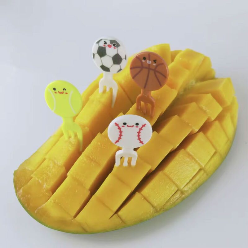 Pincho Palillo De Comida Balones x 8 unidades Úpale - Imagen 2