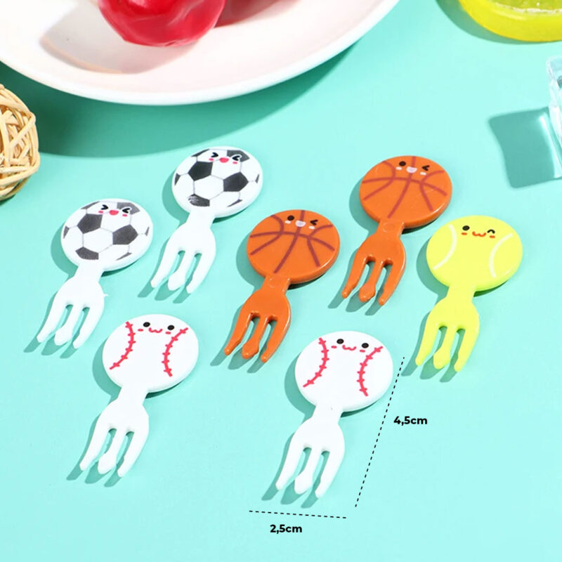 Pincho Palillo De Comida Balones x 8 unidades Úpale - Imagen 3