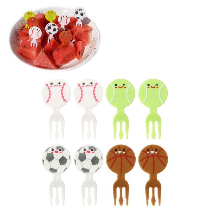 Pincho Palillo De Comida Balones x 8 unidades Úpale