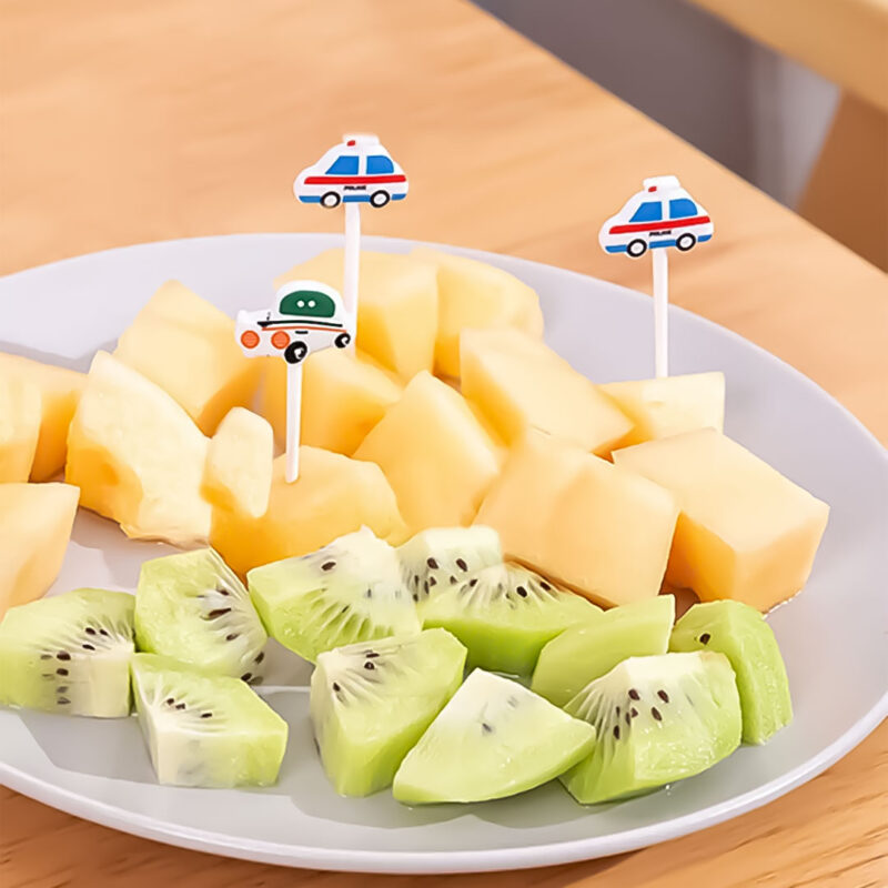 Pincho Palillo De Comida Carros X6 Úpale - Imagen 4