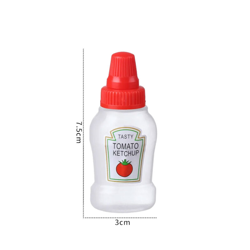 Combo Mini Botella  x 2 unidades + 10 Pincho Palillo De Comida Ojo - Imagen 2