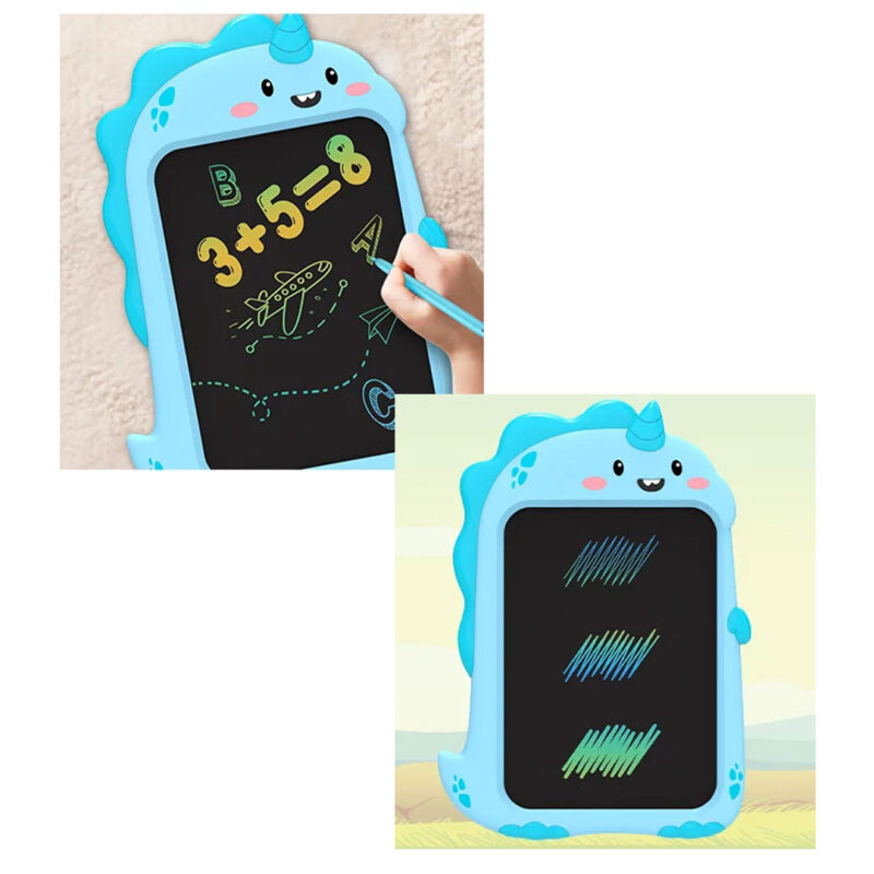 Tablet Infantil LCD Dinosaurio Azul Úpale - Imagen 4
