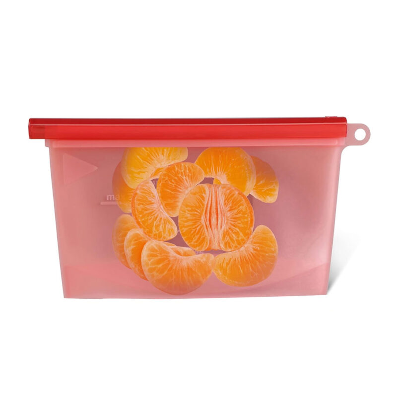 Funda De Silicona Para Alimentos 500 Ml Roja Úpale - Imagen 5