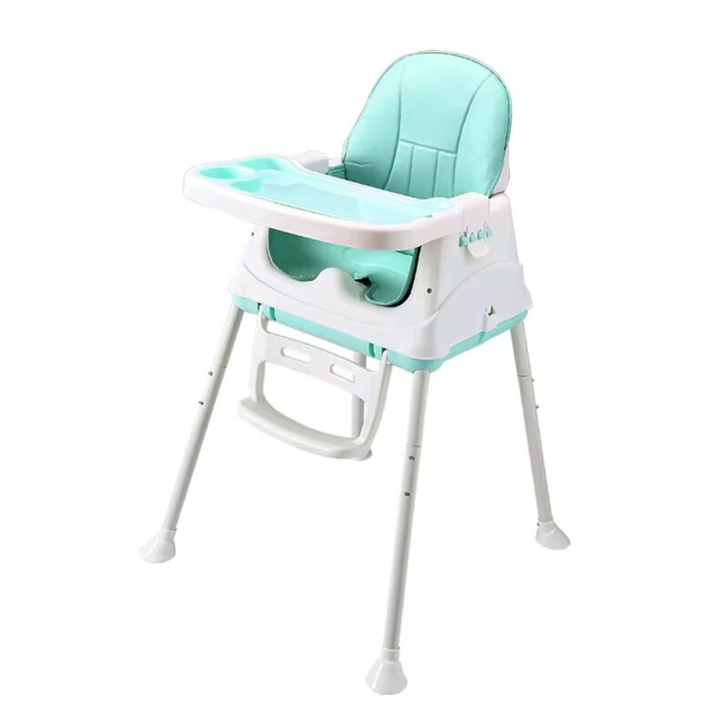 Silla De Comer Isabella Verde Con Ruedas Y Reposa Pies Úpale - Imagen 3