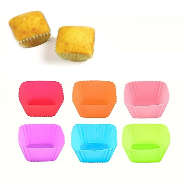 Moldes de Silicón Cuadrado x 6 unidades Úpale