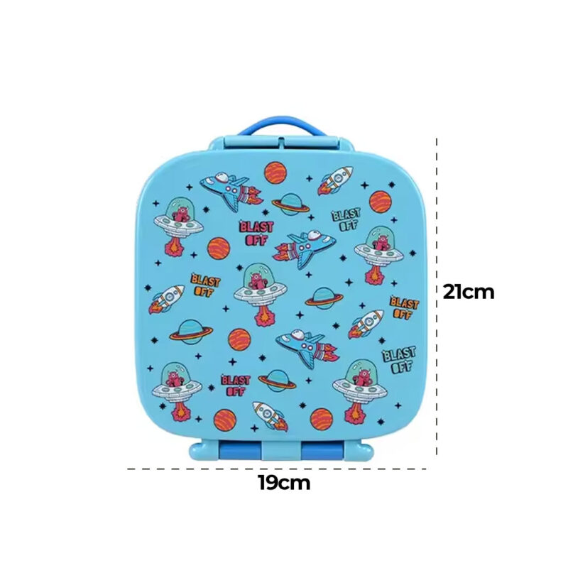 Combo Lonchera para niños + Termo azul - Imagen 4