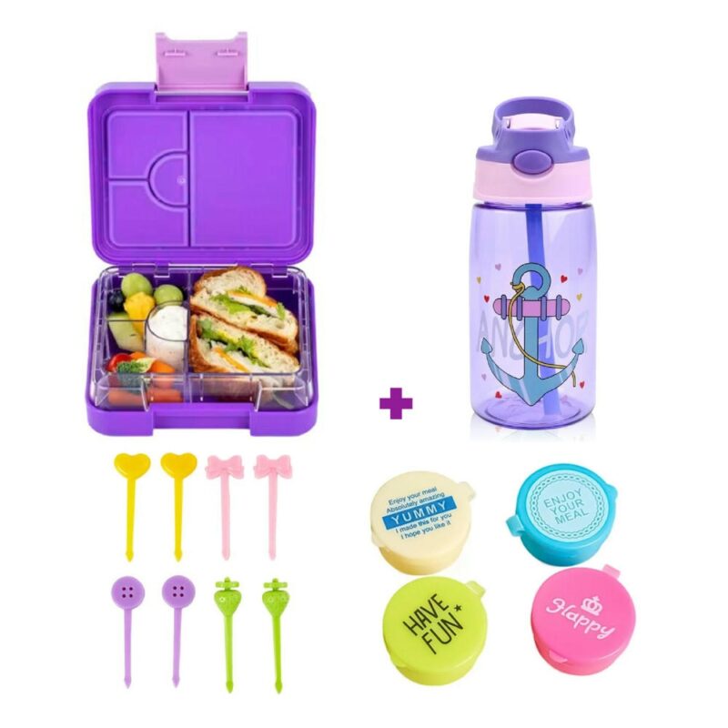 Combo Lonchera para niños 14 accesorios