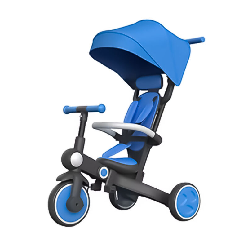 Coche Triciclo 7 En 1 Plus Azul Úpale - Imagen 5