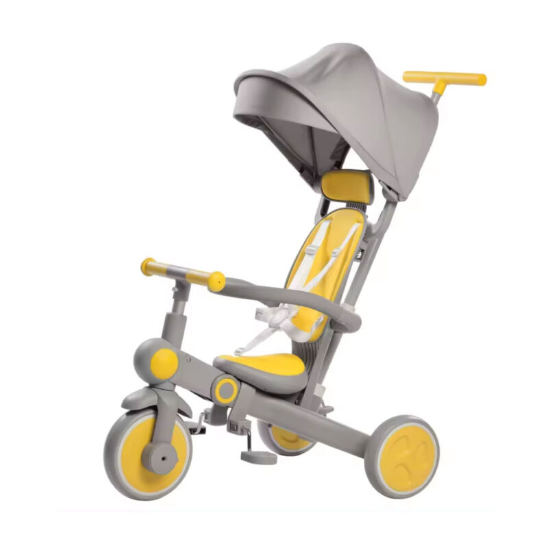 Coche Triciclo 7 En 1 Plus Amarillo Úpale