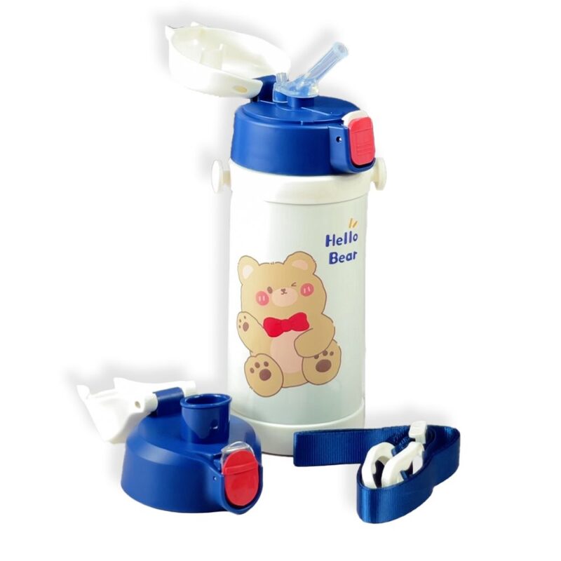 Termo Térmico Oso Blanco-Azul 350ml Úpale - Imagen 6
