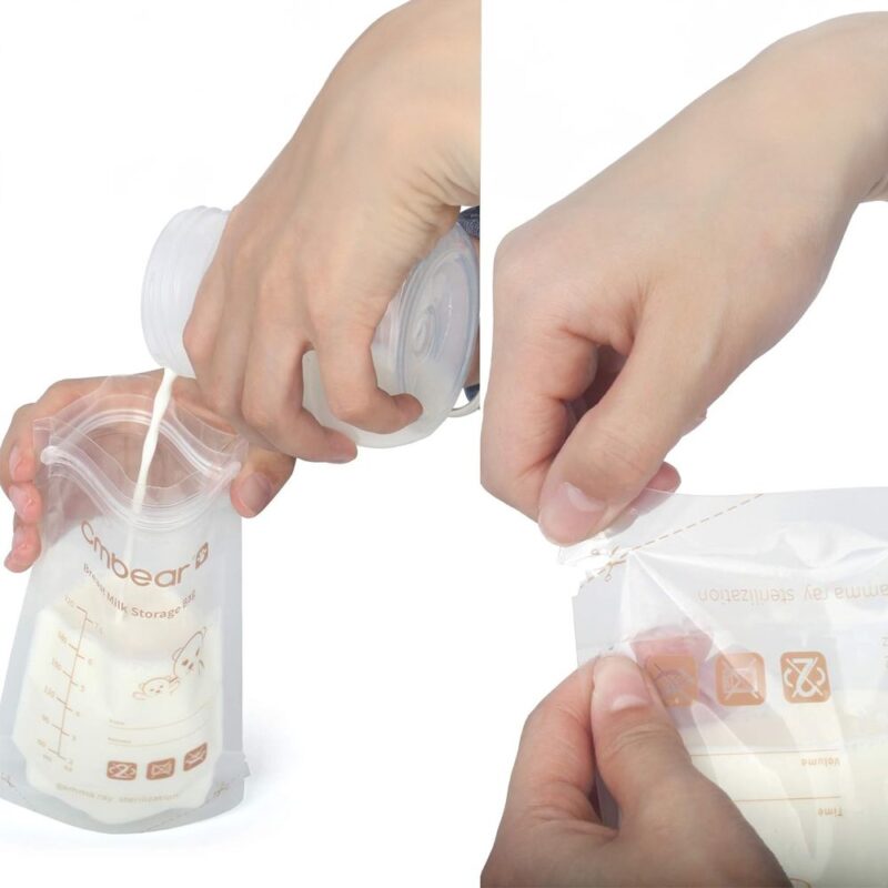 Extractor Inalámbrico Zrx-0201 Cmbear + Fundas De Recolección De Leche 30 unidades - Imagen 6