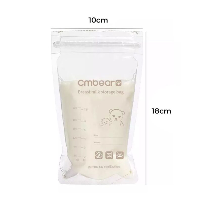 Extractor de leche Materna Inalámbrico S10 Celeste + Fundas De Recolección  30 unidades - Imagen 4