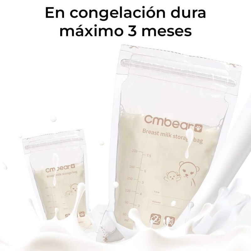 Extractor de leche Materna Inalámbrico S10 Celeste + Fundas De Recolección  30 unidades - Imagen 5