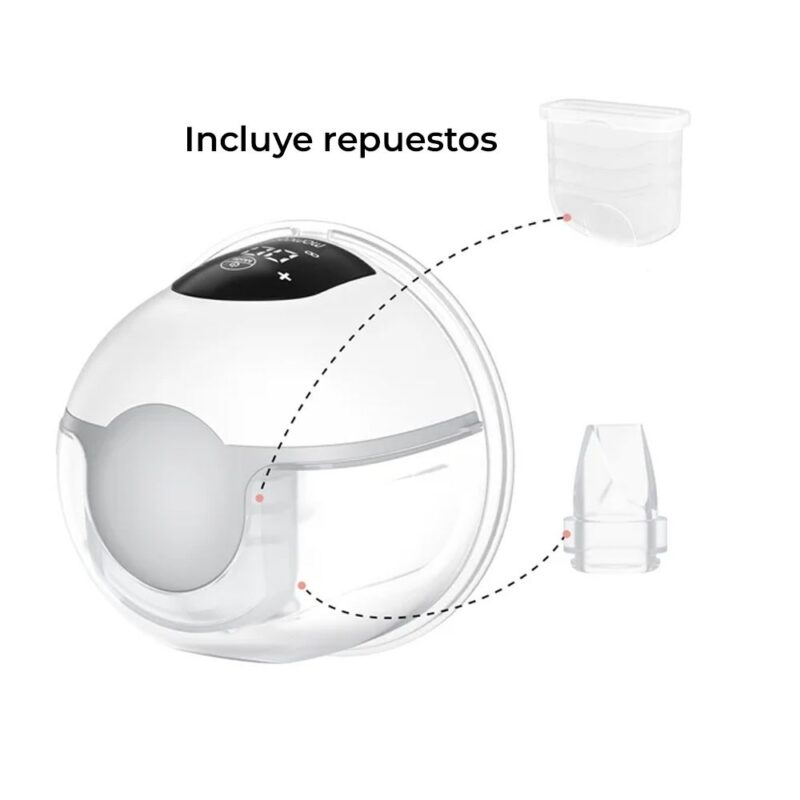 Extractor de leche Materna Eléctrico Inalámbrico Cmbear 0212 Blanco Úpale - Imagen 5