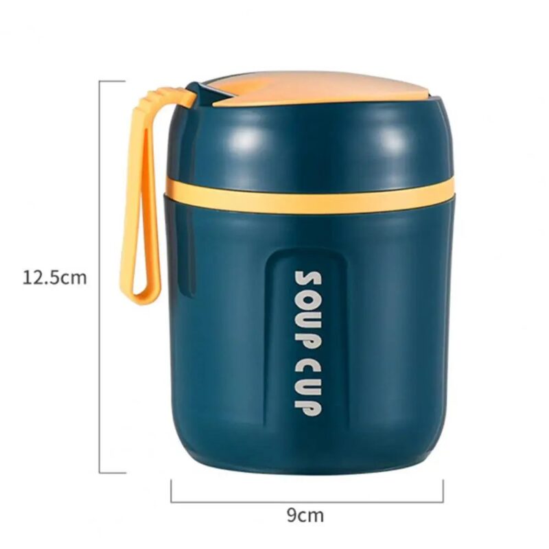 Taza Térmica Sally Verde Amarillo 480ml Úpale - Imagen 3