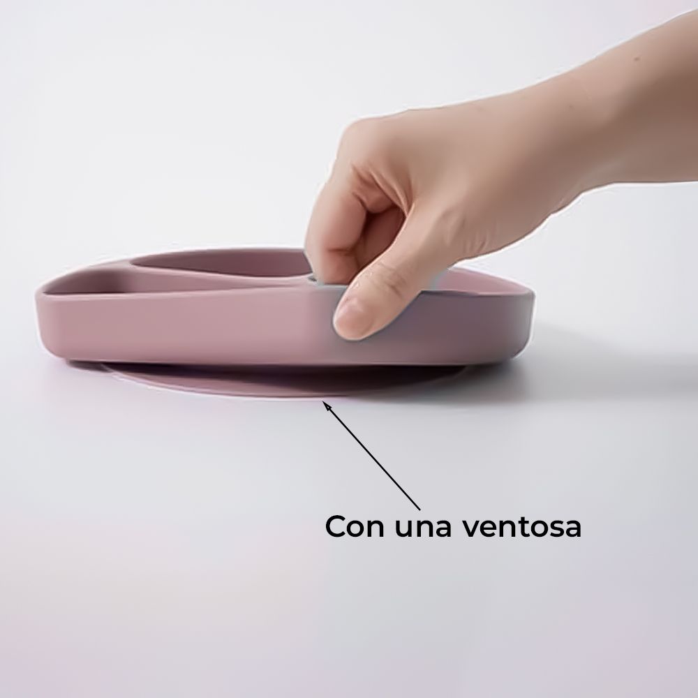 Kit De Alimentación para bebé 6 Piezas Rosa Pastel Úpale - Imagen 3
