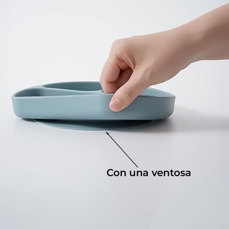Kit De Alimentación para bebé 6 Piezas Azul Pastel Úpale - Imagen 3