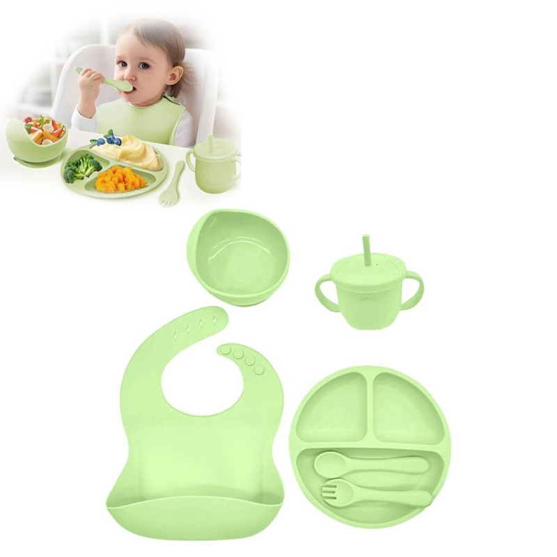 Kit De Alimentación para bebé 6 Piezas Vede Pastel Úpale