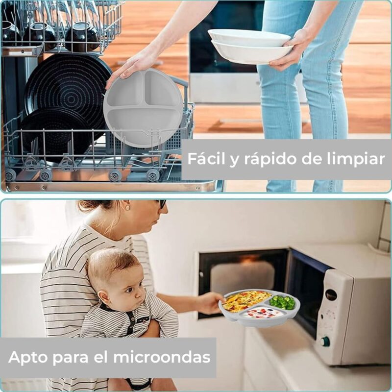 Kit De Alimentación para bebé 5 Piezas Amarillo Úpale - Imagen 4