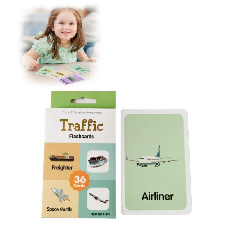 Flashcards para niños Medios De Transporte x 36 Úpale
