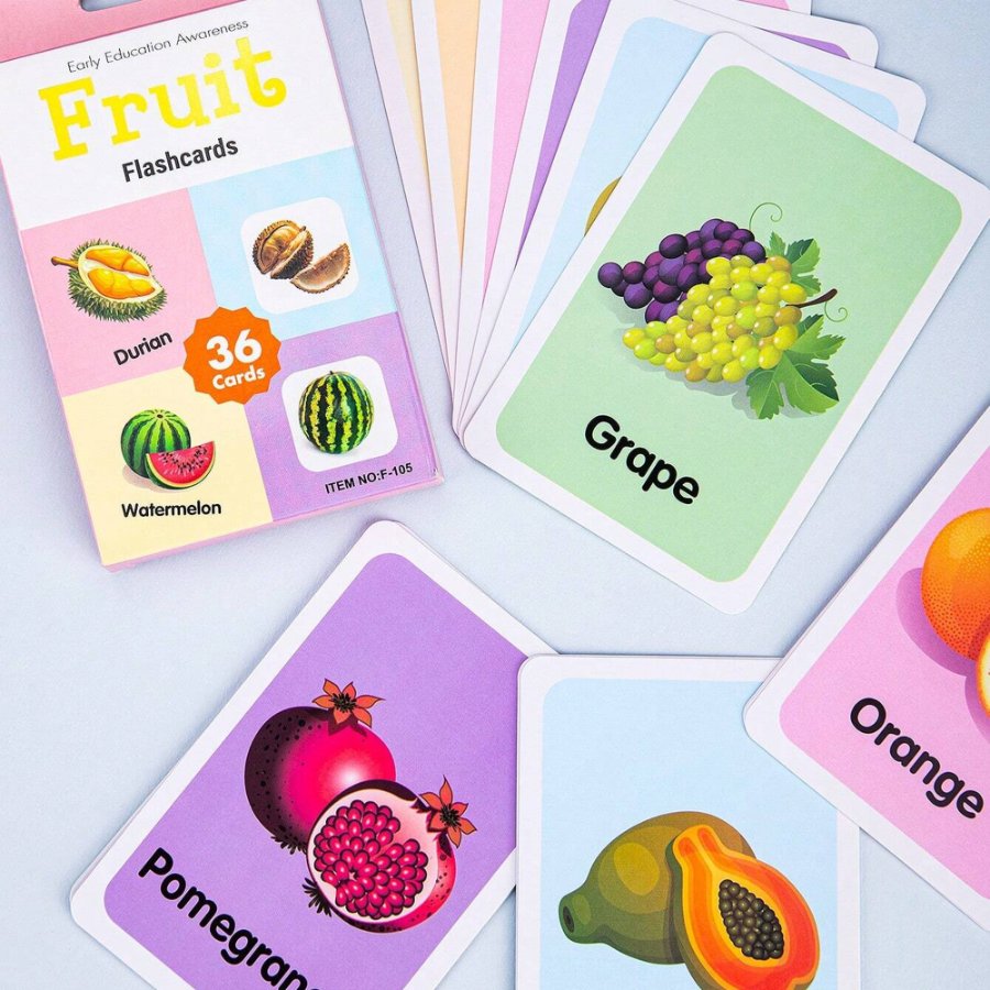 Flashcards para niños Frutas x 36 Úpale - Imagen 2