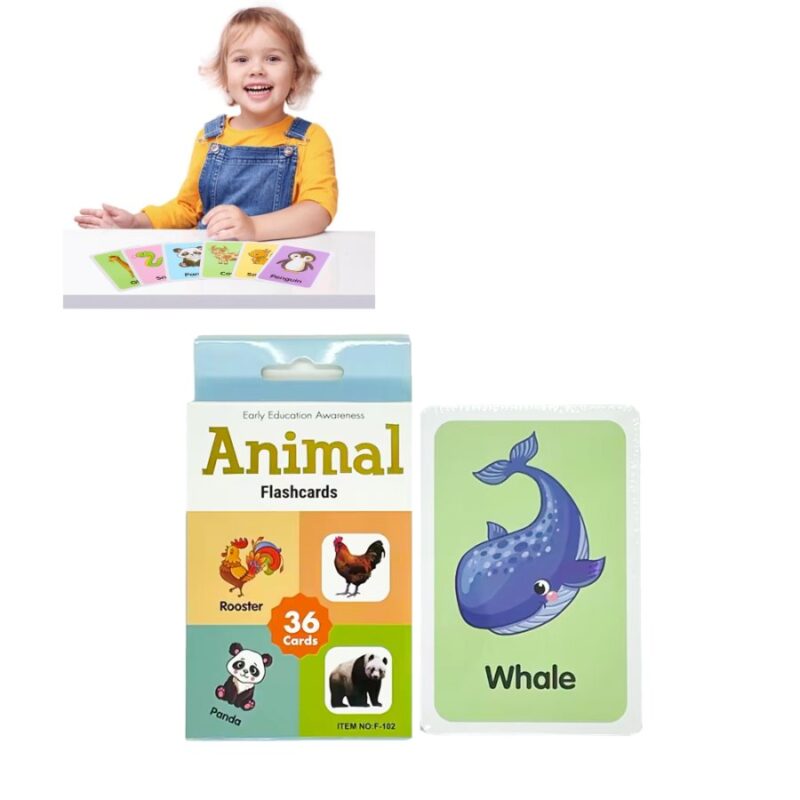 Flashcards para niños Animales x 36 Úpale