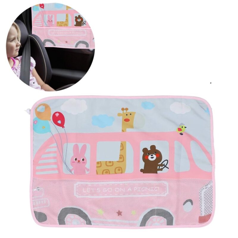 Cortina De Carro para ventanas Bus Rosa Úpale