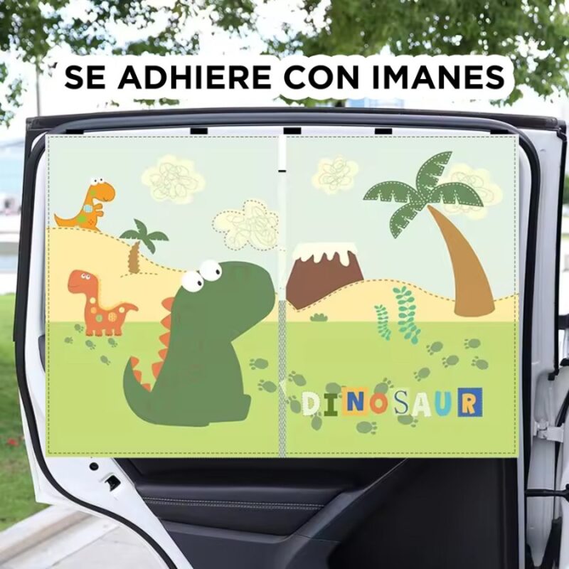 Cortina De Carro para ventanas Dinosaurio Úpale - Imagen 4